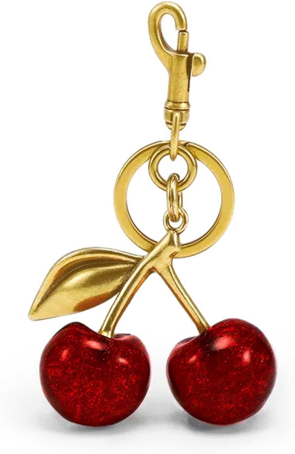 cherry bag charm