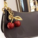 cherry bag charm