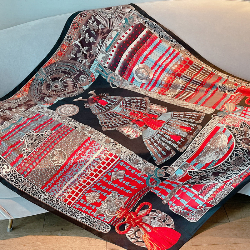 Armour Double Face Print Shawl Winter 53 70% cashmere 30% silk 2